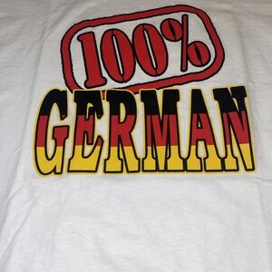VTG  "100 percent German" T-Shirt XXL Heavy cotton Fruit of the Loom